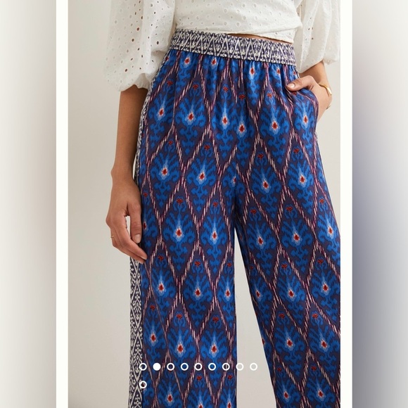Anthropologie Vale Wide-Leg Flowy Pants Size XS - Picture 3 of 13